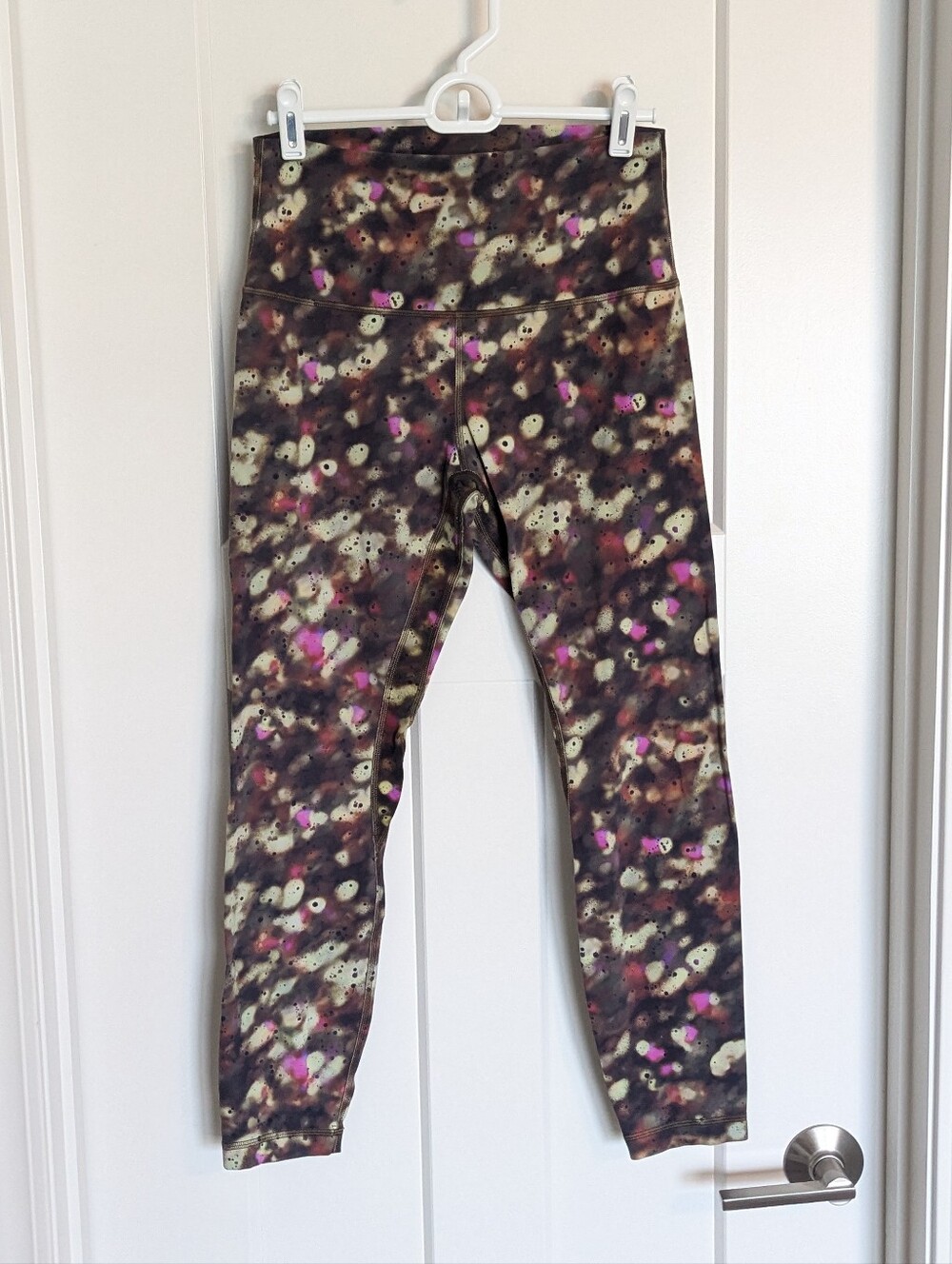 Lululemon Align High Rise 25" Legging - Soft Focus Splatter Green Pattern sz 8